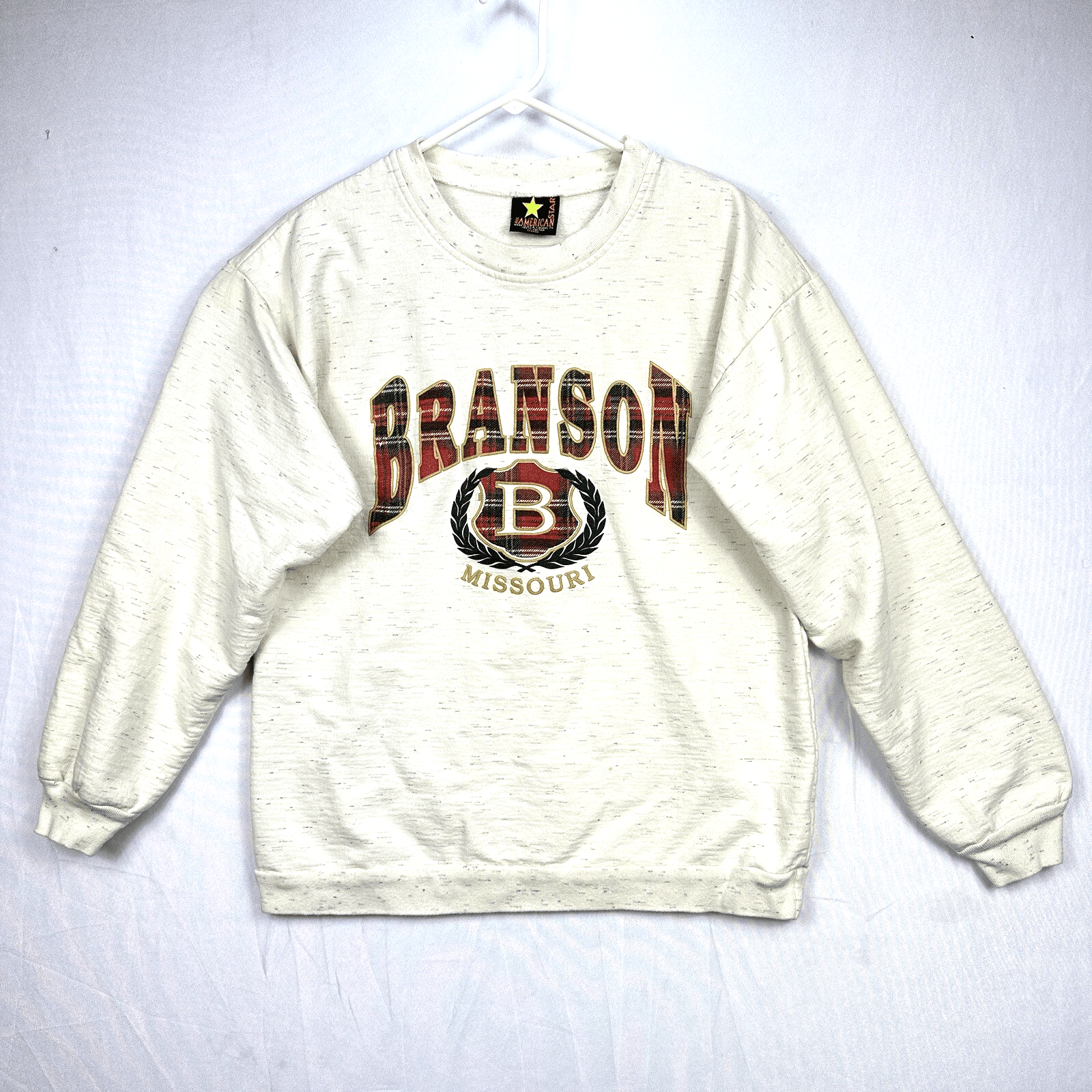 Branson Missouri Sweatshirt Mens XL Sweater All Star American Made USA Vintage - Thumbnail 2
