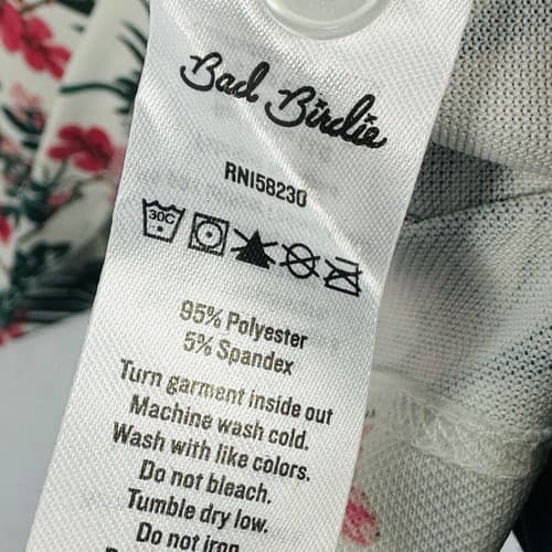 NEW Bad Birdie Golf Polo Shirt The Arborist XL Multicolor Floral Short Sleeve - Thumbnail 10