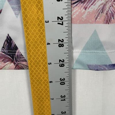 Bad Birdie Cali Golf Polo Shirt Mens Medium Pastel Geometric Palm Stretch S/S - Thumbnail 7