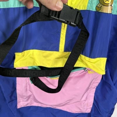 NEW RIPNDIP Teddy Fresh Jacket Women Medium Packable Anorak Windbreaker Pullover - Thumbnail 7