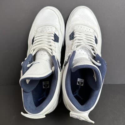 Jordan Air Jordan 4 Retro LS Columbia Shoes Mens Sz 11 White Blue 314254-107 - Thumbnail 5
