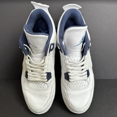 Jordan Air Jordan 4 Retro LS Columbia Shoes Mens Sz 11 White Blue 314254-107 - Thumbnail 4