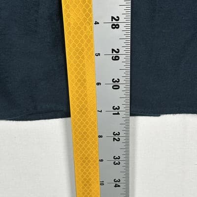 L.L. Bean Chamois Flannel Shirt Mens Large Navy Button Front Monogram Workwear - Thumbnail 6