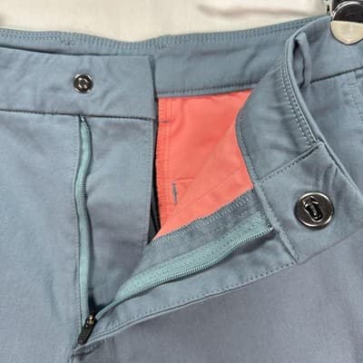 Birddogs Golf Lined Pants Mens 32 x 28 Blue Chino Stretch Performance Casual - Thumbnail 5