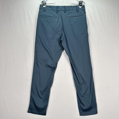 Birddogs Golf Lined Pants Mens 32 x 28 Blue Chino Stretch Performance Casual - Thumbnail 3