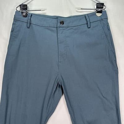 Birddogs Golf Lined Pants Mens 32 x 28 Blue Chino Stretch Performance Casual - Thumbnail 4