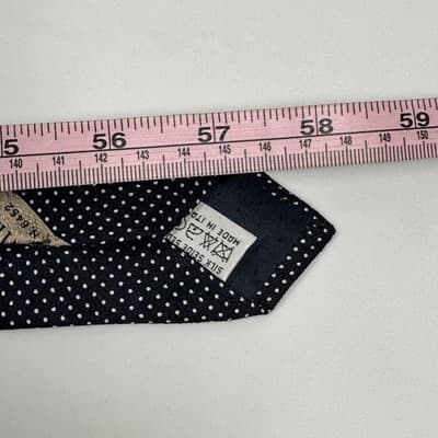 Valentino Cravatte 100% Silk Tie Mens Black Purple Gold Floral Geometric Italy - Thumbnail 9