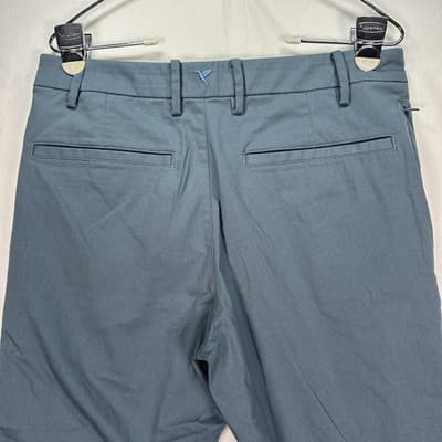 Birddogs Golf Lined Pants Mens 32 x 28 Blue Chino Stretch Performance Casual - Thumbnail 7
