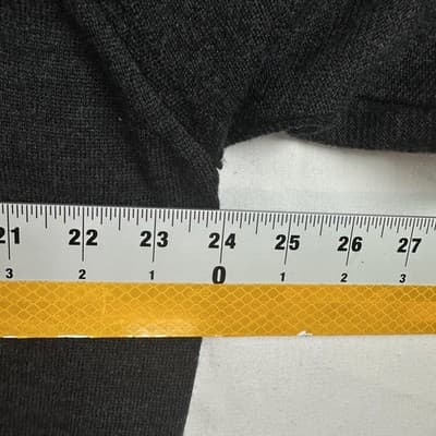 Neiman Marcus Sweater Mens XL Gray 100% Merino Wool Crewneck Pullover Italy Knit - Thumbnail 7