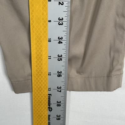 Birddogs Golf Pants Mens 34 x 26 Khaki Stretch Chino Casual Unlined (tag 28) - Thumbnail 9