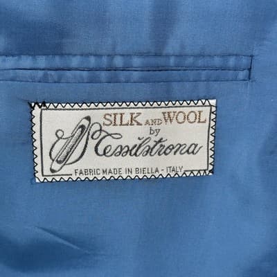 Maus Hoffman Blazer Mens 46 T Tall Gray Windowpane Plaid Silk Wool Sport Coat - Thumbnail 7