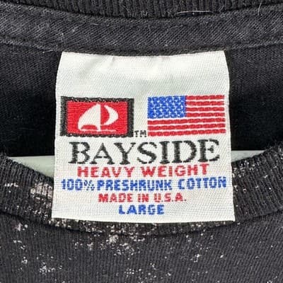 Vintage Union Detroit Local 25 Bayside Insulators Shirt Men Large Black AOP USA - Thumbnail 5