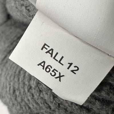 North Face Sweater Mens XL Gray Shawl Collar Ribbed Knit Pullover Cotton Wool - Thumbnail 6