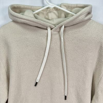 Feat Hoodie Unisex Medium Fleece Pullover Kangaroo Pocket Cozy Colorblock - Thumbnail 4