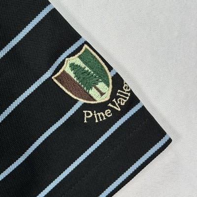RLX Ralph Lauren Pine Valley Golf Polo Shirt Men Large Black Striped Performance - Thumbnail 4