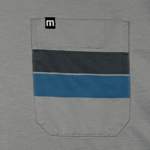 Travis Mathew Mens Golf Polo Ryder Cup 2016 Hazeltine Shirt Large Gray Pocket - Thumbnail 6