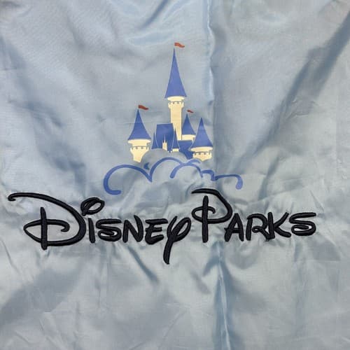 Disneyland Parks Windbreaker Jacket 1/4 Zip Pullover XL/2XL Blue Gray Vintage - Thumbnail 9