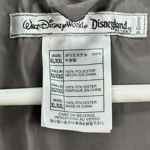 Disneyland Parks Windbreaker Jacket 1/4 Zip Pullover XL/2XL Blue Gray Vintage - Thumbnail 8