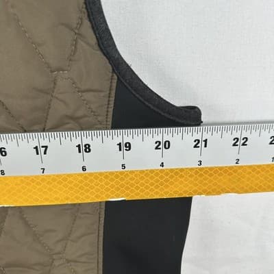 Victorinox Quilted Vest Mens Medium Brown Thermore Insulated Full Zip Pockets - Thumbnail 10