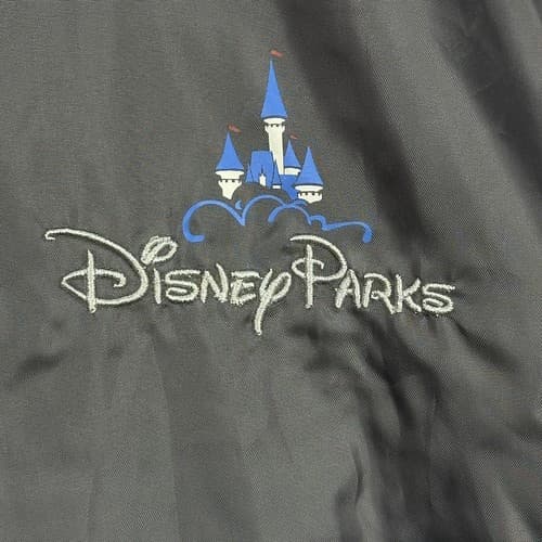 Disneyland Parks Windbreaker Jacket 1/4 Zip Pullover XL/2XL Blue Gray Vintage - Thumbnail 6