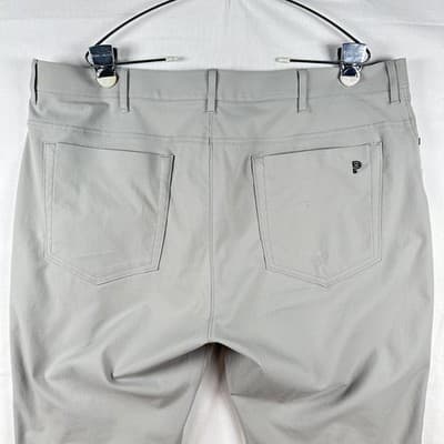 Public Rec Workday Pants Mens 38 X 30 Gray Slim Fit Stretch Chino Travel Golf - Thumbnail 9