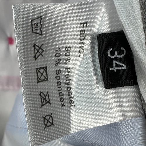 Hreski Golf Shorts Mens 34 Flat Front Multicolor Splatter Paint Colorful 10” L - Thumbnail 8