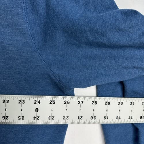 Disney Mickey Adult 2XL Blue Full Zip Hoodie Sweater It All Started With a Mouse - Thumbnail 8