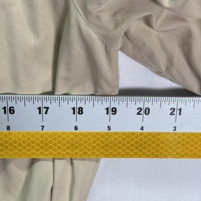 Maus & Hoffman Trench Coat Mens 40R Womens 12R Beige Belted 100% Cotton Vintage - Thumbnail 12