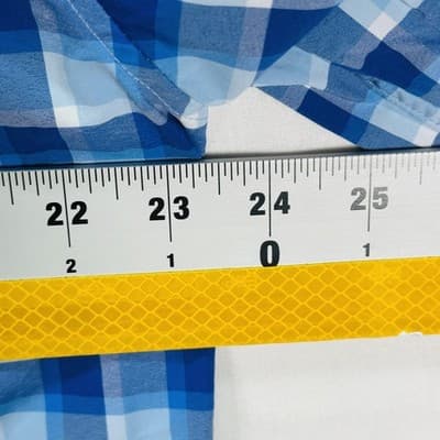 Vineyard Vines On-The-Go Performance Shirt Mens Large Blue Plaid Button Down - Thumbnail 9