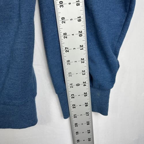 Disney Mickey Adult 2XL Blue Full Zip Hoodie Sweater It All Started With a Mouse - Thumbnail 9