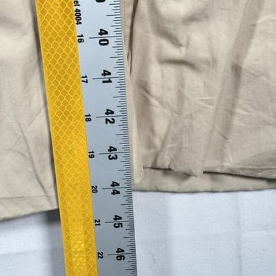 Maus & Hoffman Trench Coat Mens 40R Womens 12R Beige Belted 100% Cotton Vintage - Thumbnail 10