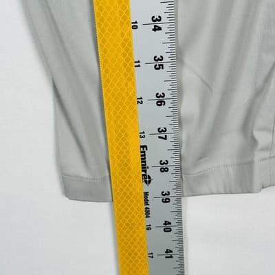 Birddogs Golf Pants Mens 34 x 28 Light Gray Stretch Chino Zip Pocket (34x30) - Thumbnail 9