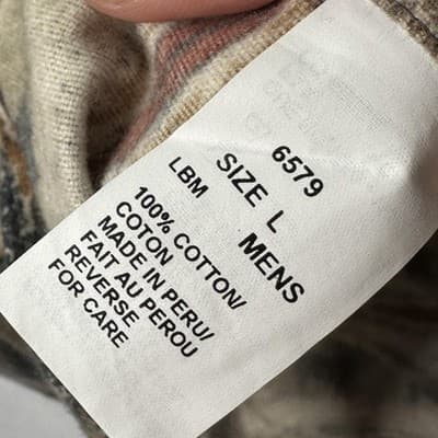 Vintage Woolrich Flannel Shirt Mens Large Southwestern Aztec Animal Long Sleeve - Thumbnail 7