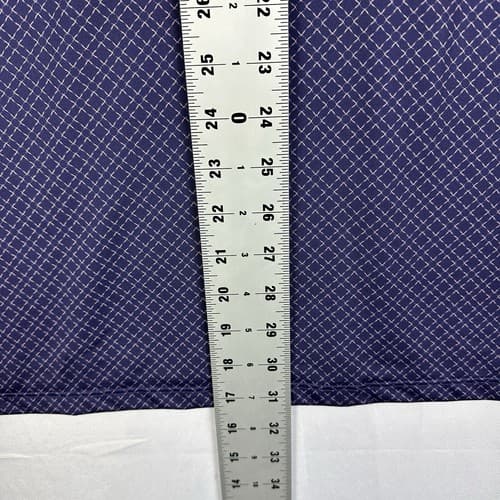 Greyson Polo Golf Shirt Mens Large Blue Geometric Short Sleeve Performance - Thumbnail 9