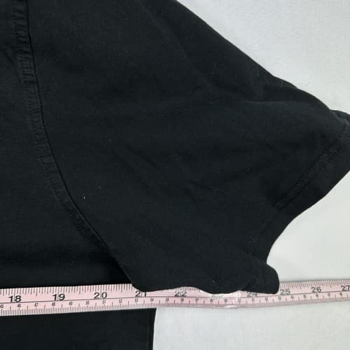 Robert Graham Mens Large Polo Shirt Black Short Sleeve Skull Trim Classic Fit - Thumbnail 11