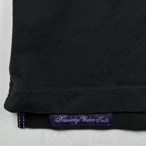 Robert Graham Mens Large Polo Shirt Black Short Sleeve Skull Trim Classic Fit - Thumbnail 5