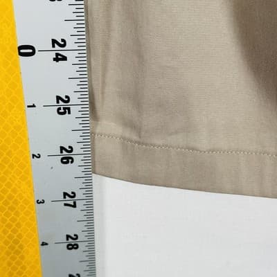 Birddogs Golf Pants Men 34 x 26 Khaki Chino Stretch Performance Zip Pocket (28") - Thumbnail 10