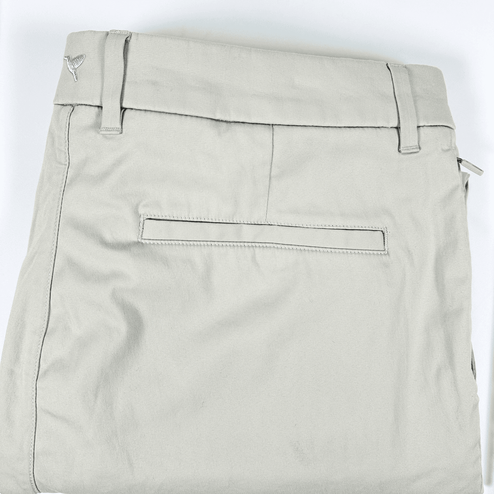 Birddogs Golf Pants Mens 34 x 28 Light Gray Stretch Chino Zip Pocket (34x30) - Image 1