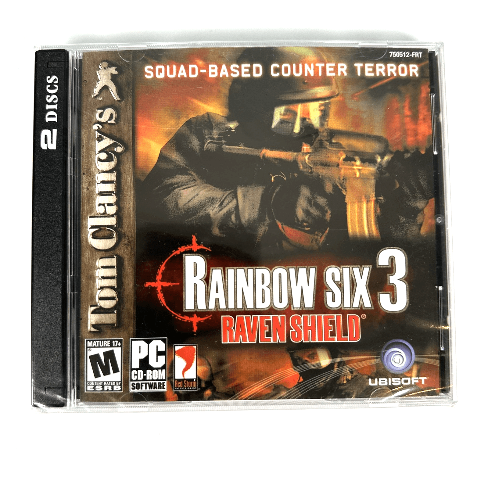 SEALED 2003 Tom Clancy's Rainbow Six 3 Raven Shield PC CD Game 2 Discs Ubisoft - Image 1
