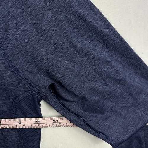 Greyson 1/4 Zip Golf Pullover Mens Medium Blue Lightweight Performance Logo - Thumbnail 11