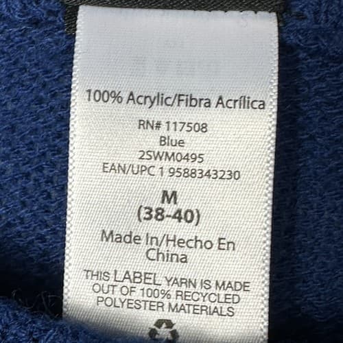 Official Star Wars Adult Xmas Ugly Sweater Blue Size Medium Yoda Merry Force - Thumbnail 9