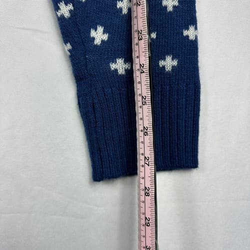 Official Star Wars Adult Xmas Ugly Sweater Blue Size Medium Yoda Merry Force - Thumbnail 11