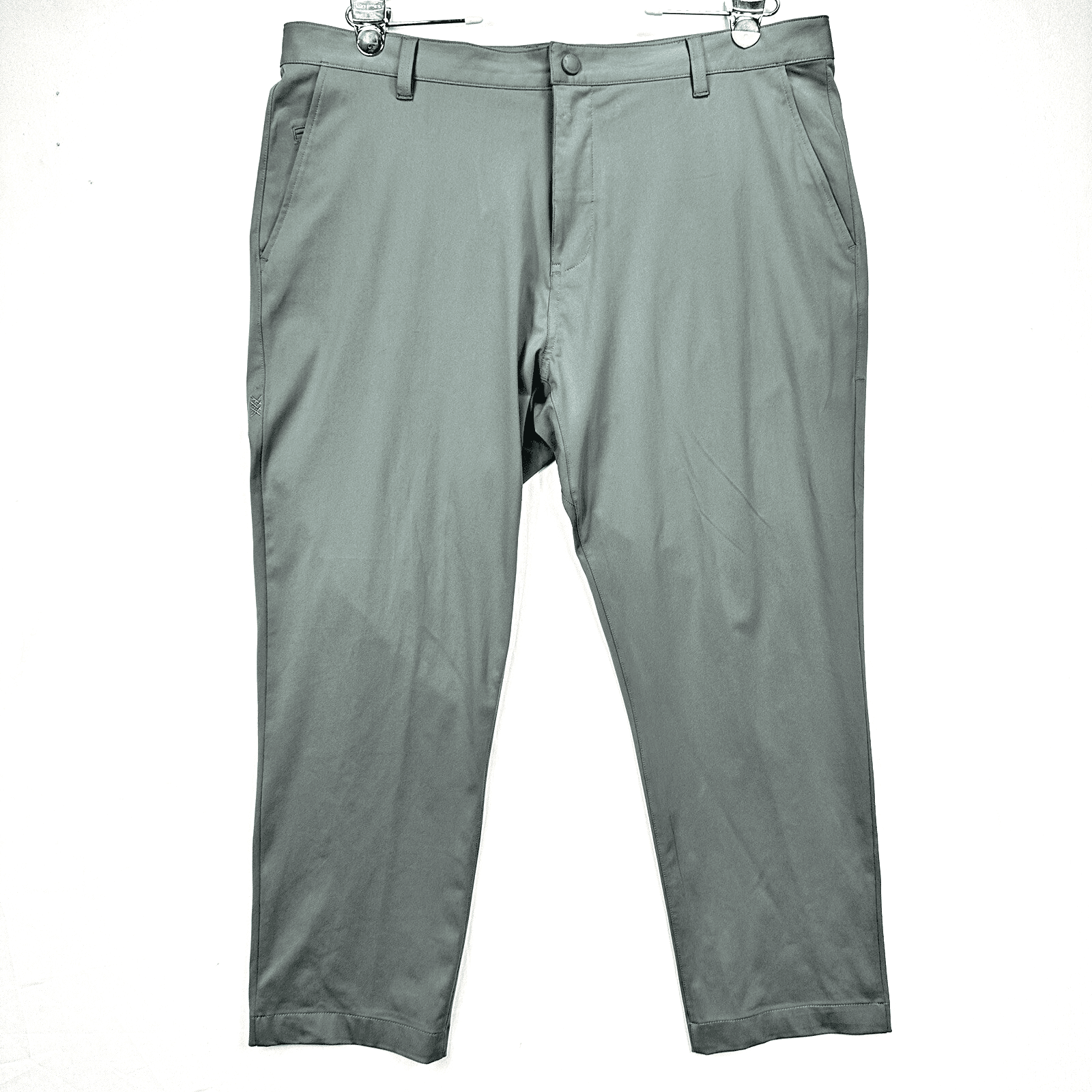 Rhone Commuter Slim Fit Golf Pants Mens 38 x 26 Gray Performance Chinos Stretch - Image 1
