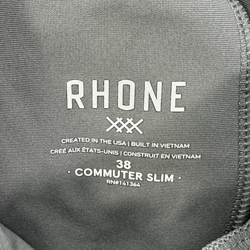 Rhone Commuter Slim Fit Golf Pants Mens 38 x 26 Gray Performance Chinos Stretch - Thumbnail 5