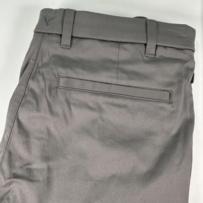 Birddogs Pants Mens 32 x 34 Gray Stretch Golf Chino Performance Zipper Pocket - Thumbnail 4