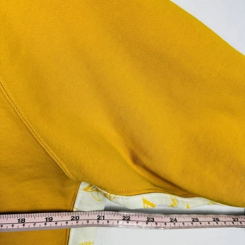 Vintage Los Angeles Lakers Hoodie UNK Medium Pullover Sweatshirt 3 Logos Gold - Thumbnail 9