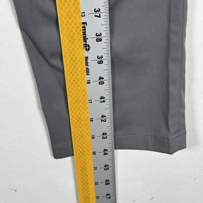 Birddogs Pants Mens 32 x 34 Gray Stretch Golf Chino Performance Zipper Pocket - Thumbnail 9