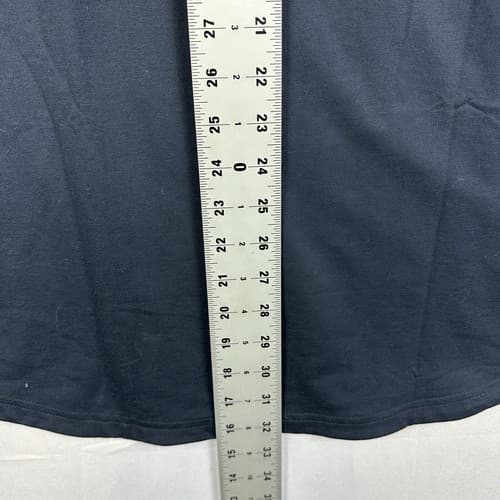 BYLT Drop Cut L/S Henley Shirt Mens 2XL Long Sleeve Navy Blue Active Stretch EUC - Thumbnail 8