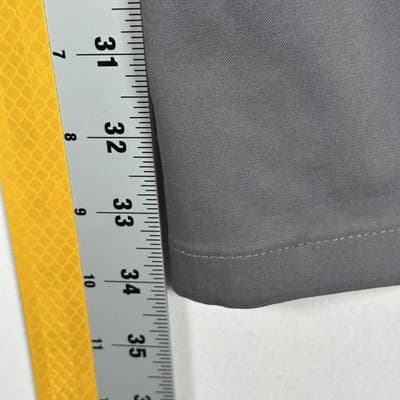 Birddogs Pants Mens 32 x 34 Gray Stretch Golf Chino Performance Zipper Pocket - Thumbnail 10