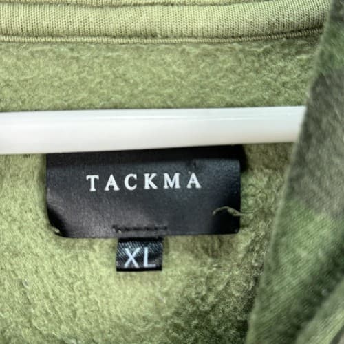 Tackma Camo Hoody Mens XL Pullover Hoodie Green Camouflage Cotton Blend - Thumbnail 6